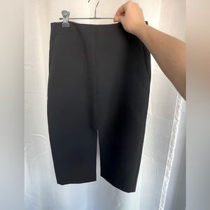 Elegant Babaton Pencil Skirt w/ Front/Back Slit & Pockets